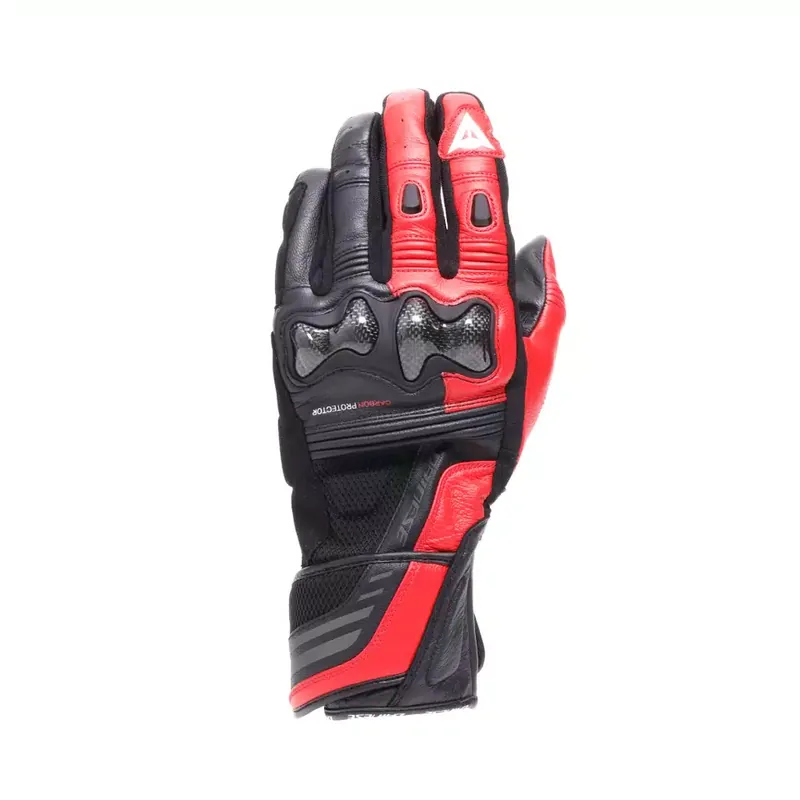 Dainese Reacto Carbon Long Gloves Black Lava Red B78 Meest Verkocht