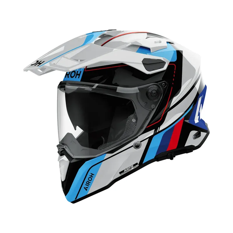 Airoh Commander 2 Skip White Blue Exclusieve Aanbieding