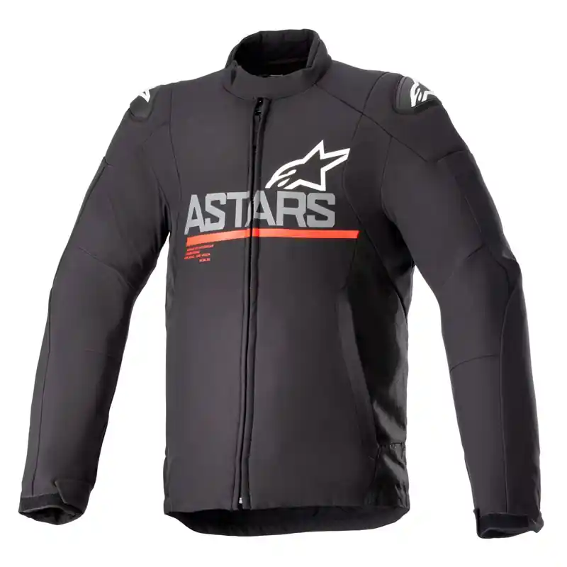 Alpinestars SMX Waterproof Jacket Black Dark Grey Bright Red 1993 Speciale Aanbieding