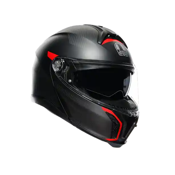 AGV Tourmodular Frequency Matt Gunmetal Red 005 Aanbieding