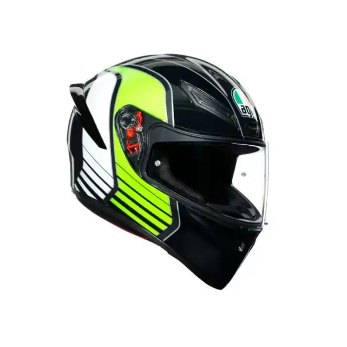 AGV K1 Power Gunmetal White Green 013 Shop Nu