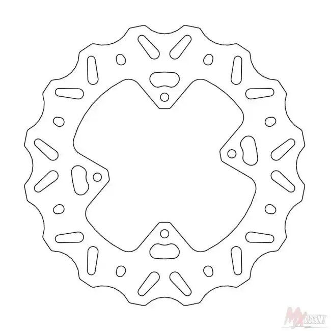 Moto-Master nitro voorremschijf honda cr 80 85 96-20 Gecertificeerd