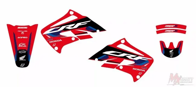Actieprijs Blackbird stickerset dream 5 honda crf 450 02-04