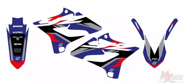 Veilige Betaling Blackbird stickerset dream 5 yamaha yz 125 250 15-21