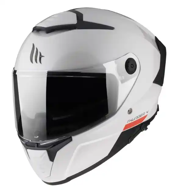 MT FF118SV Thunder 4 SV integraal motorhelm parelwit S Uitverkoop