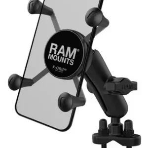 Koopje RAM Mounts X-Grip mobiele telefoonhouder voor sturen met een diameter van 12,7-31,75 mm