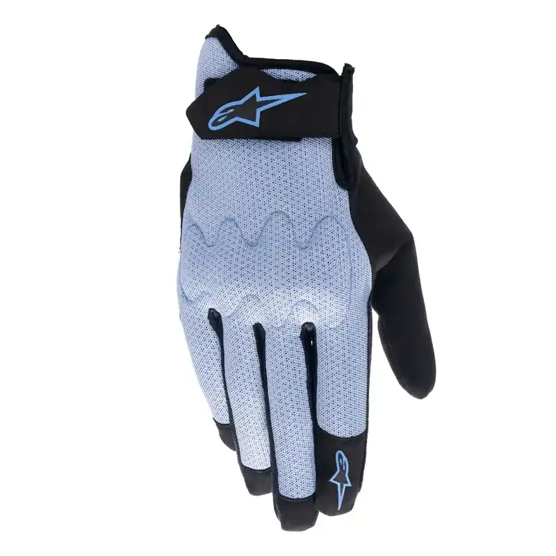 Alpinestars Stated Air motorhandschoenen lichtblauw-zwart S Weekendaanbieding