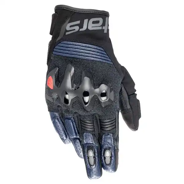 Alpinestars Halo motorhandschoenen zwart en blauw S Lage Kosten