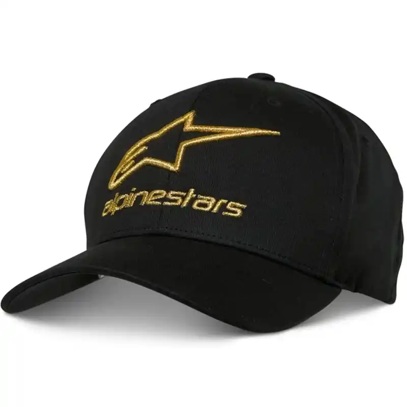 Alpinestars Gild Flexback cap zwart met goud Rechtstreeks Van De Fabrikant
