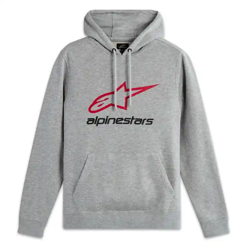 Direct Verzonden Alpinestars Always Hoodie 3 grijs-rood-zwart M