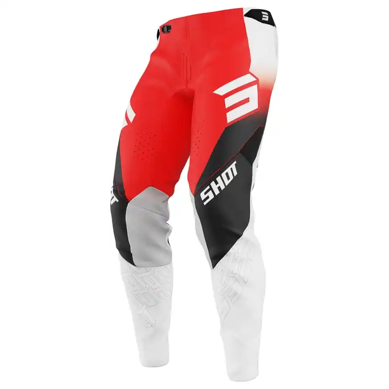 Seizoensaanbieding Motorcrossbroek Shot Aerolite Ultra Rood 26