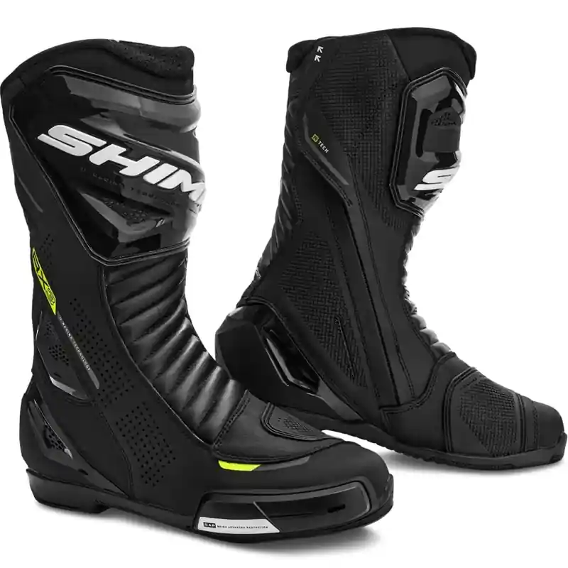 Hete Deal Shima RX-3 motorlaarzen zwart-fluo geel 41