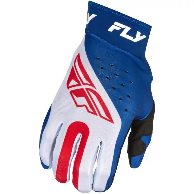 Voordeelprijs Motorcross handschoenen FLY Racing ProLite rood-wit-blauw