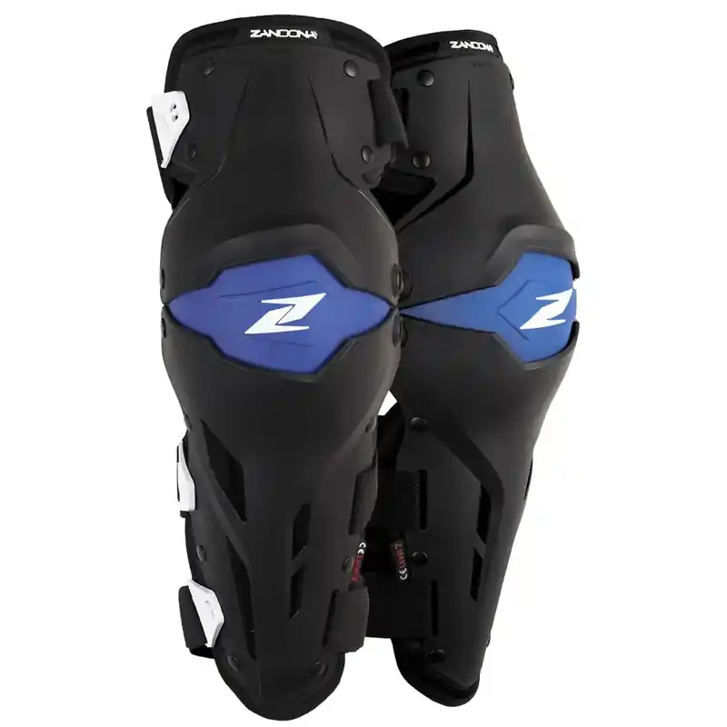 Veilige Betaling Kniebeschermers voor motorfiets Zandona X-Treme kniebeschermer zwart-blauw