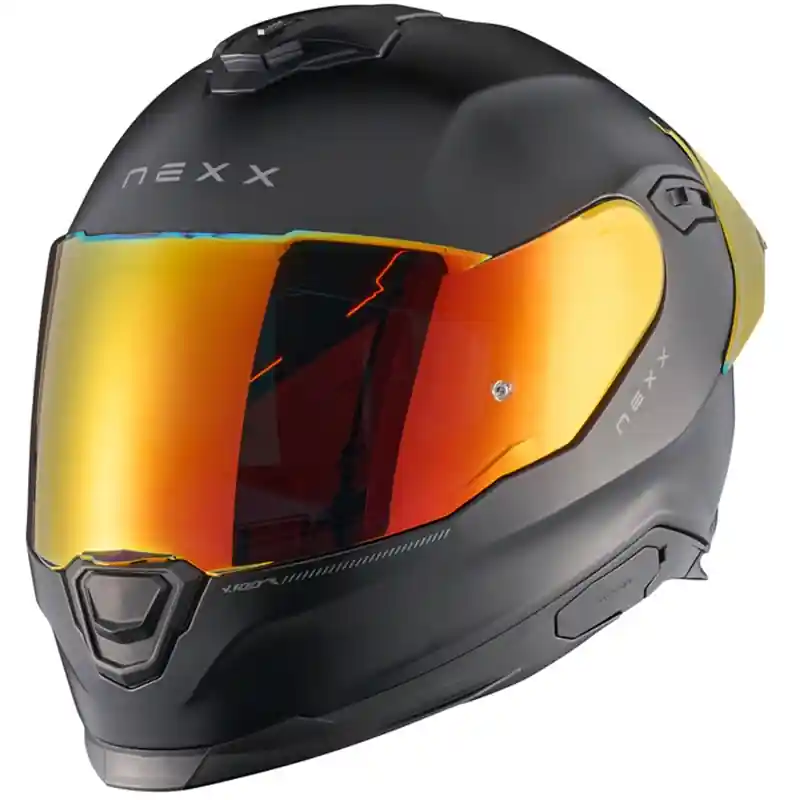 Finale Uitverkoop Integraal motorhelm NEXX Y.100R Subsonic mat zwart-rood
