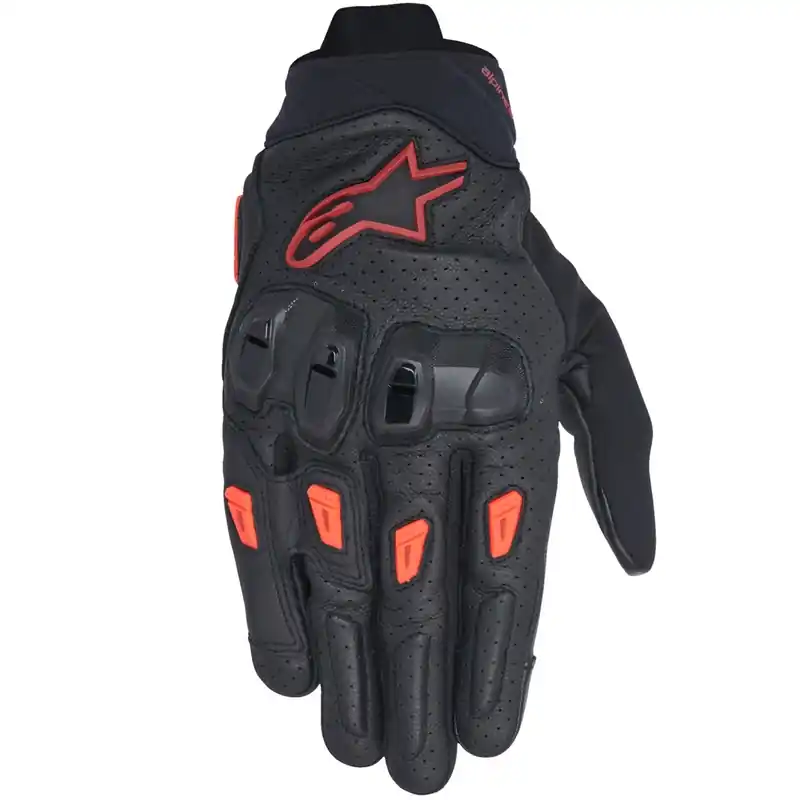 Alpinestars SP X 7 motorhandschoenen zwart-donkerrood-rood S Hete Deal