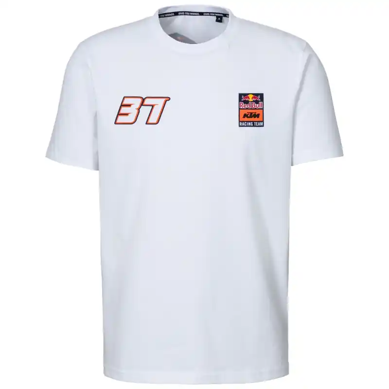 Laatste Versie KTM Pedro Acosta T-shirt wit