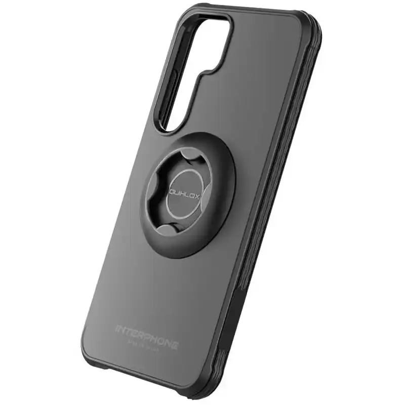 Interphone QUIKLOX Tetraforce beschermhoes voor Samsung Galaxy S25 Plus zwart Premium