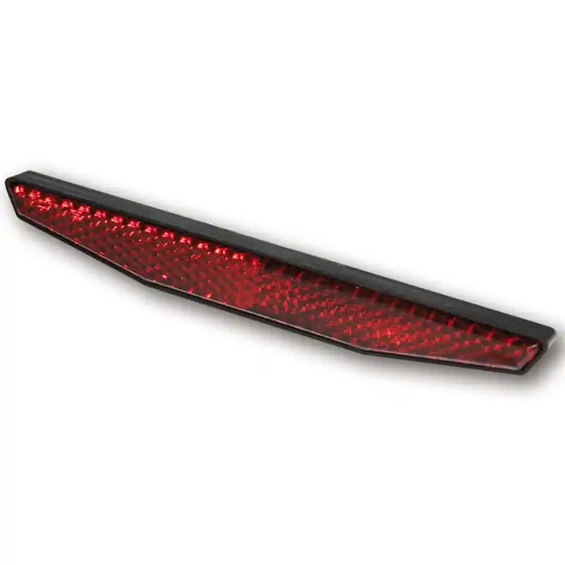 Premium Highsider Smart reflector met zelfklevende folie 125 x 18 mm rood