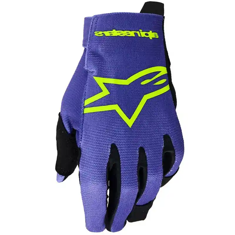 Aanbieding Alpinestars Radar Jeugd Kinder Crosshandschoenen Paars-Fluo Geel 3XS