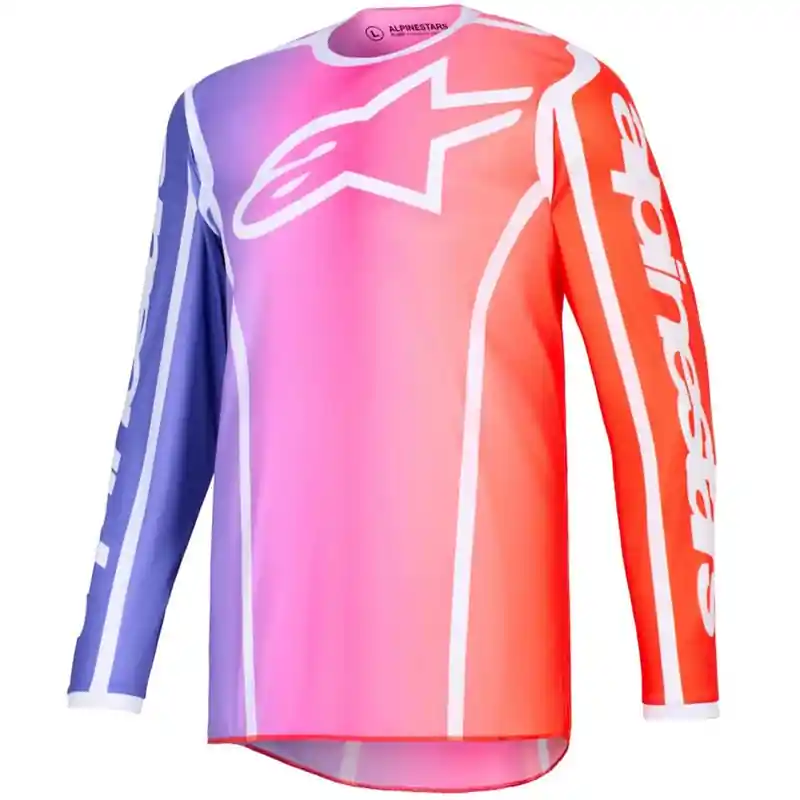 Alpinestars Fluid Apex motorcross shirt multicolor S Lage Kosten