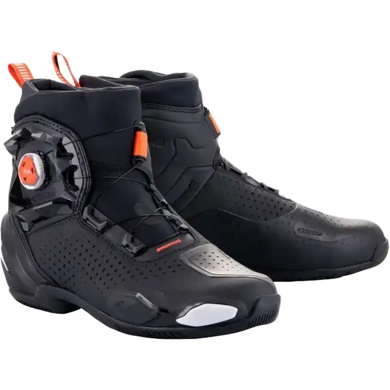 Alpinestars SP-2 motorlaarzen zwart-wit-fluorrood 36 Lage Kosten