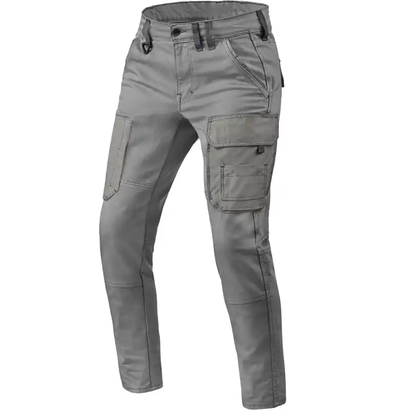 Korting Revit Cargo Brant Slim Motorjeans Grijs W28/L34