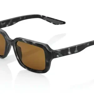 100% RIDELEY Matzwarte Havana Grijze Zonnebril (Bronzen Bril) Superprijs