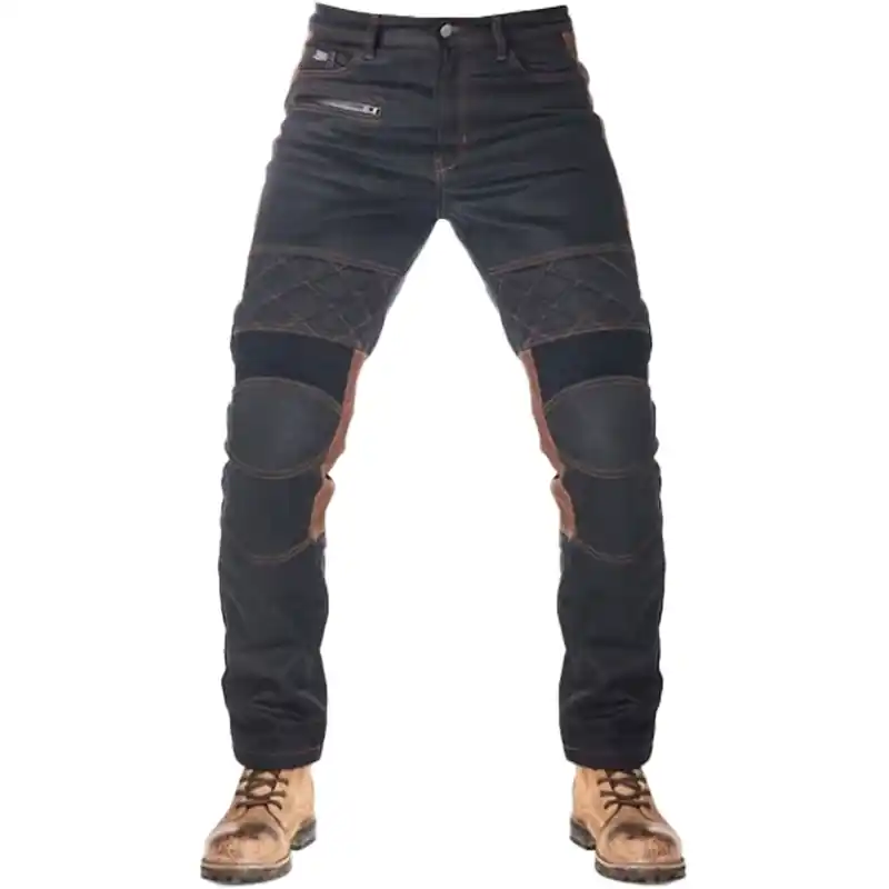 Motorbroek Fuel Sergeant 2 Waxed Bruin en Zwart 30 Seizoensaanbieding