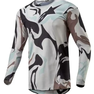 Uitverkoop Motokrosový dres Alpinestars Racer Tactical 2024 camo-šedý