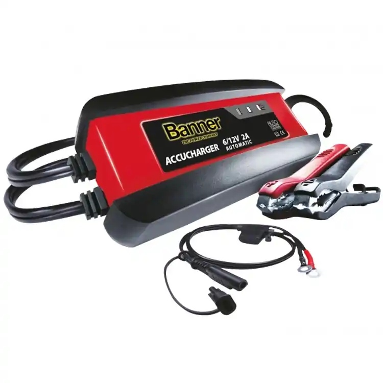Alleen Vandaag Banner Accucharger 2A batterijlader voor 6/12V batterijen