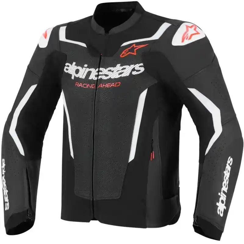 Alpinestars GP Force V2 Airflow leren motorjas zwart-wit 46 Lage Kosten
