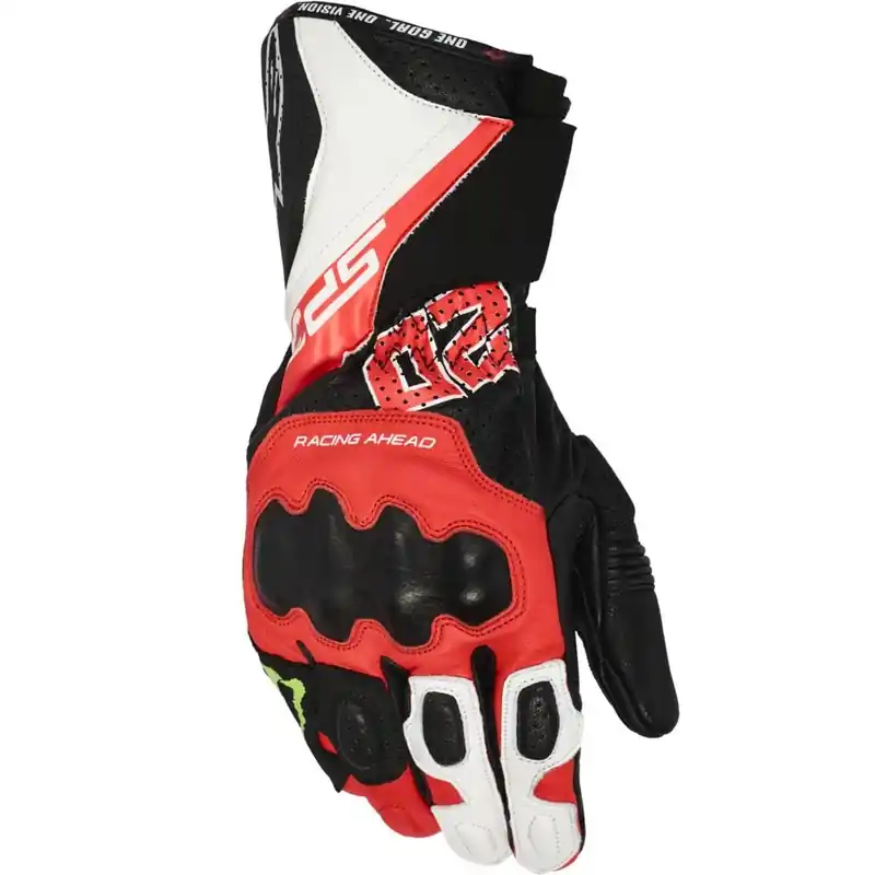 Alpinestars SP-3 FQ20 motorhandschoenen collectie zwart-fluor rood-wit S Voordeelprijs
