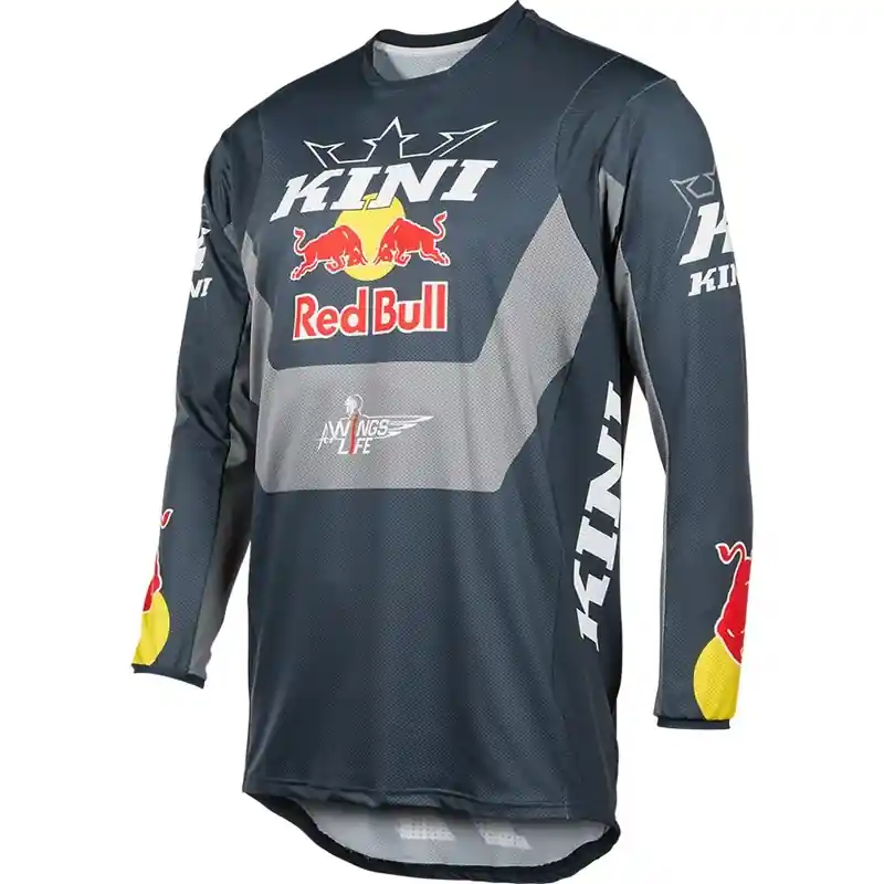 Direct Beschikbaar KINI Red Bull MXC 1.0 crossshirt antraciet XS