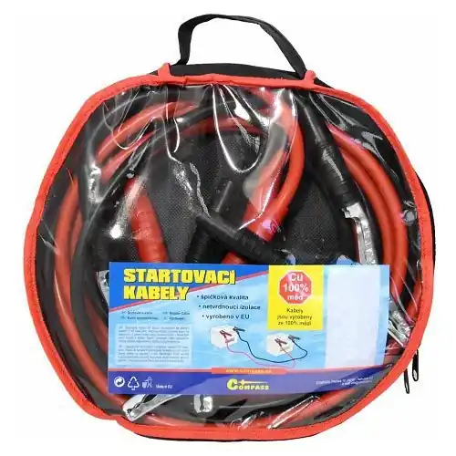 Seizoensaanbieding Kabely startovací 400 A 2,5 m, 100% měď