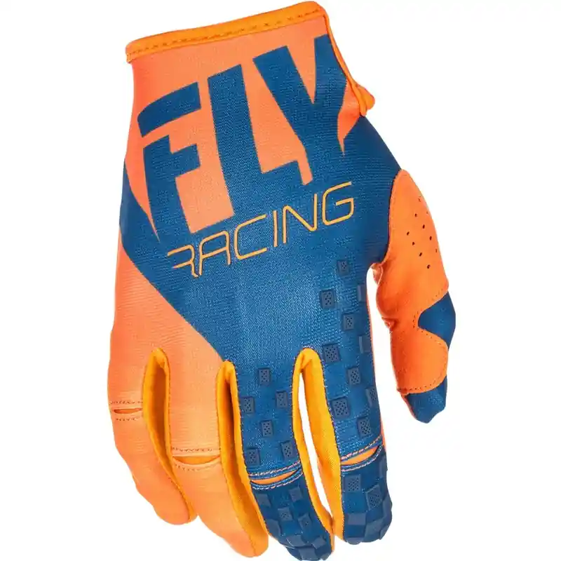 Alleen Vandaag Motokrosové rukavice FLY Racing Kinetic 2018 - USA oranžovo-modré