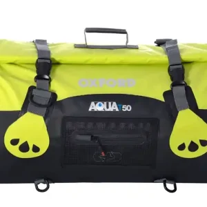 Vodotěsný vak Oxford Aqua50 Roll Bag černo-fluo žlutý Tijdelijk Beschikbaar
