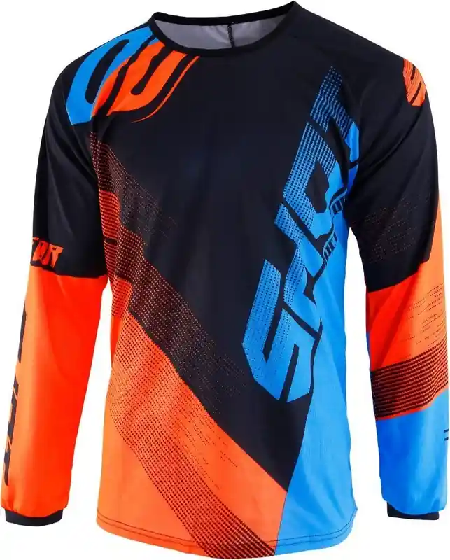 Dagaanbieding Motokrosový dres Shot DEVO Ultimate modro-fluo oranžový