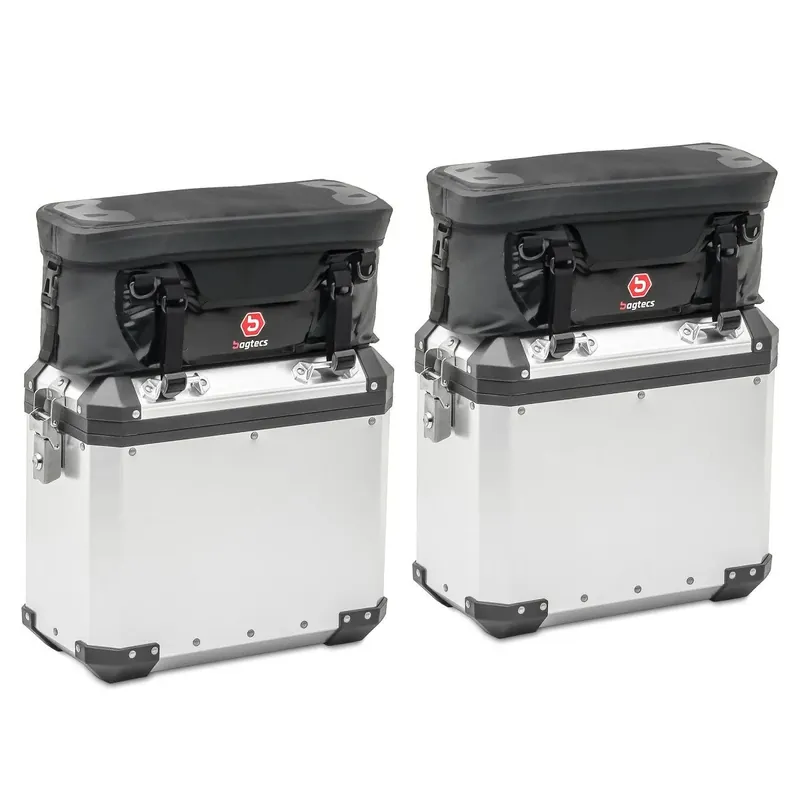 Set 2x Koffer Top Tas voor aluminium koffers waterdicht dekseltas WP1 Bagtecs Actieprijs