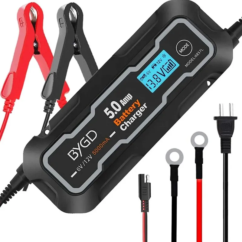 Dagaanbieding Motor Acculader Lumitecs BX2 smart lading 5A LCD Display