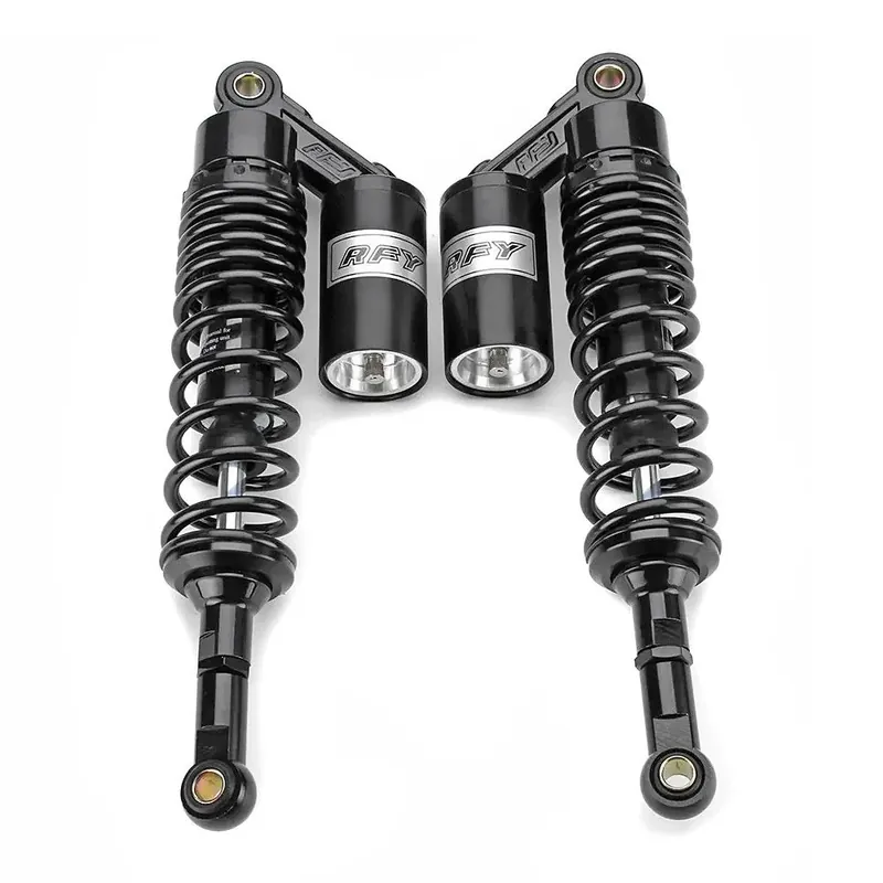 Koopje Motor schokbrekers achter 400mm schokdempers universeel Zaddox RS2 zwart