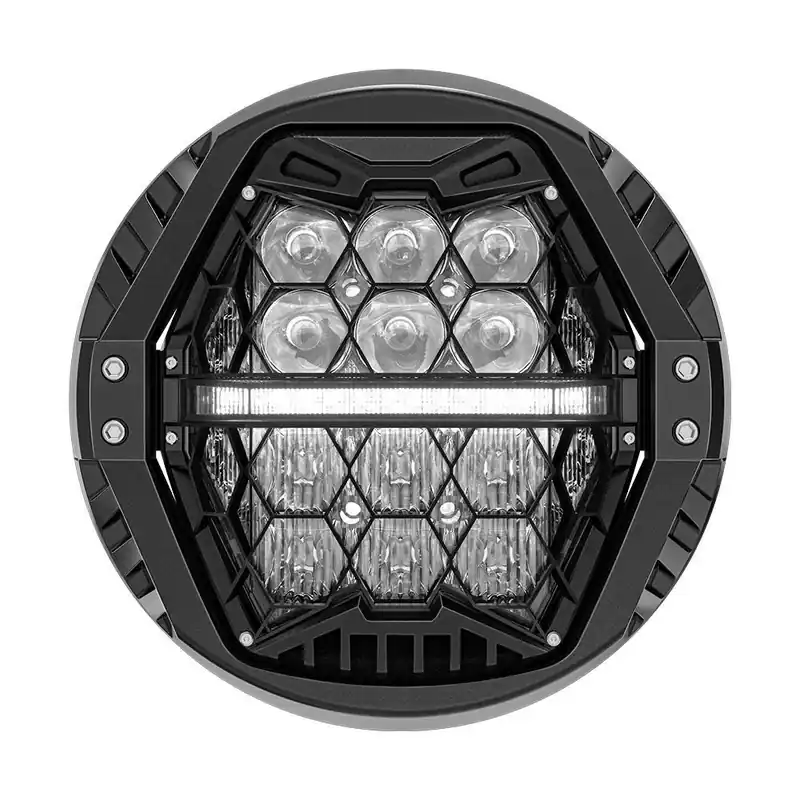Direct Beschikbaar Koplamp geschikt voor Harley Davidson Craftride BF5 LED koplamp 7” inch zwart