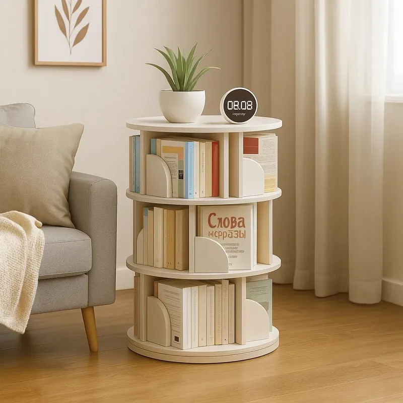 Ronde boekenkast BR91 Divit staande boekenkast wit DPLA3 Favoriet