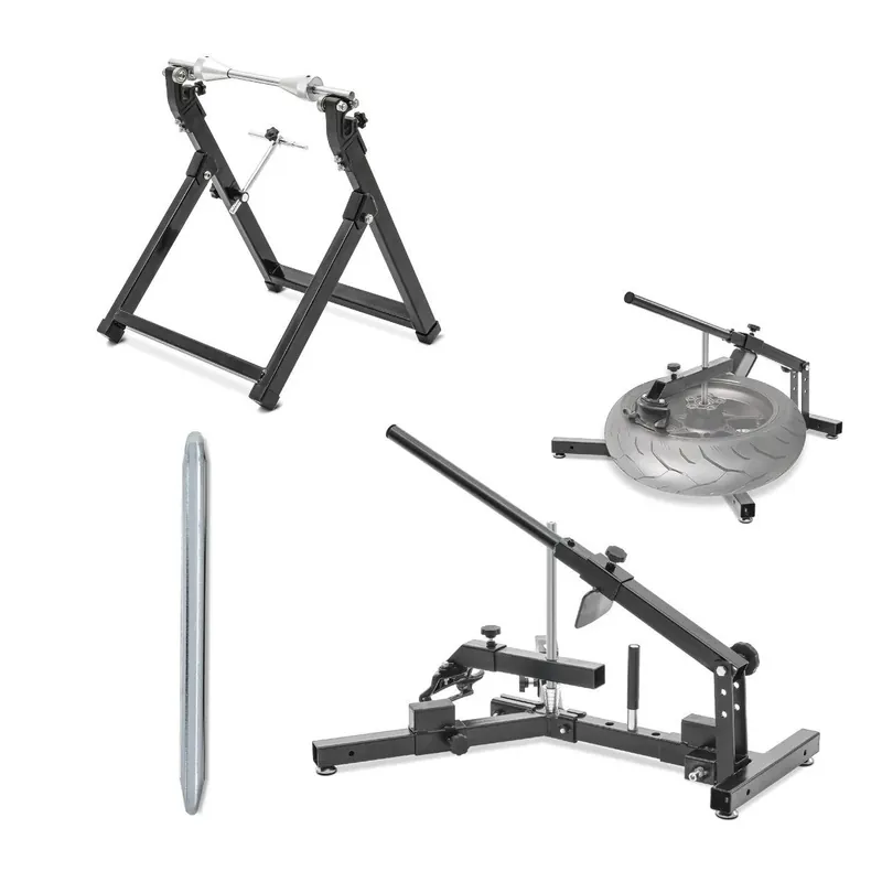 Veilige Betaling Set Motor banden demonteer apparaat 12-21" met Balanceerbok en Bandenlichters motor ConStands