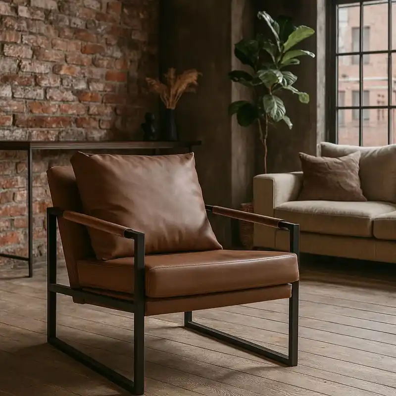 Leren woonkamerfauteuil Divit LW2 loungefauteuil DPLA4 Dagaanbieding