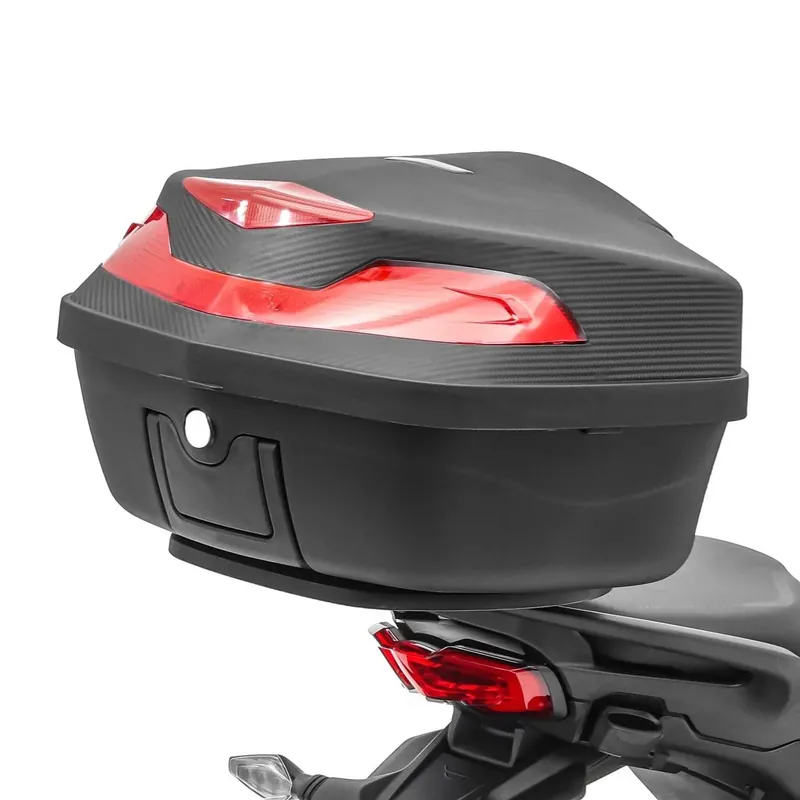 Express Levering Topkoffer compatibel met Ducati Multistrada 1200/ S XK48 48L Top Case rood