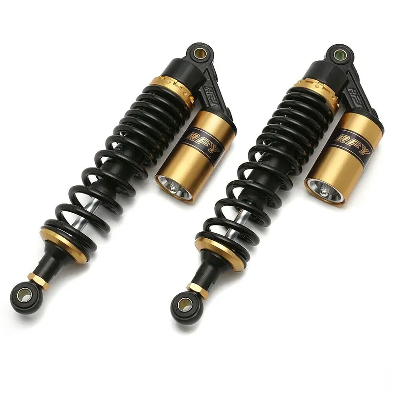 Hete Deal Motor schokbrekers achter 340mm schokdempers universeel Zaddox RS2 zwart-gold