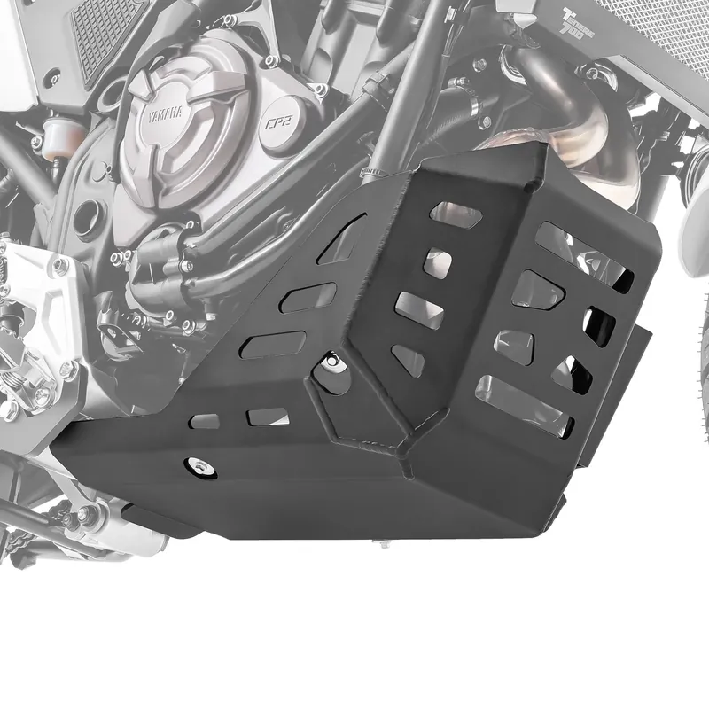 Nu Kopen Motor beschermplaat compatibel met Yamaha Tenere 700 / Rally 25-26 aluminium beschermer SK2 zwart Motoguard