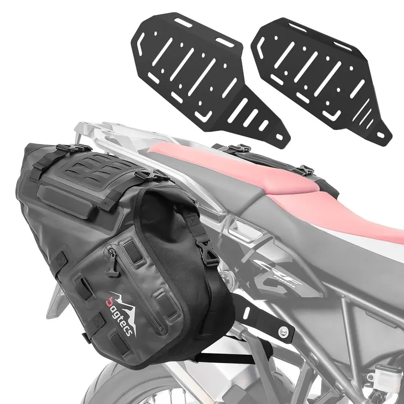 Beste Prijs Set Zijtassen MT142 + Zijdrager voor Honda Africa Twin CRF 1000 L / Adventure 18-19 Bagtecs TW48