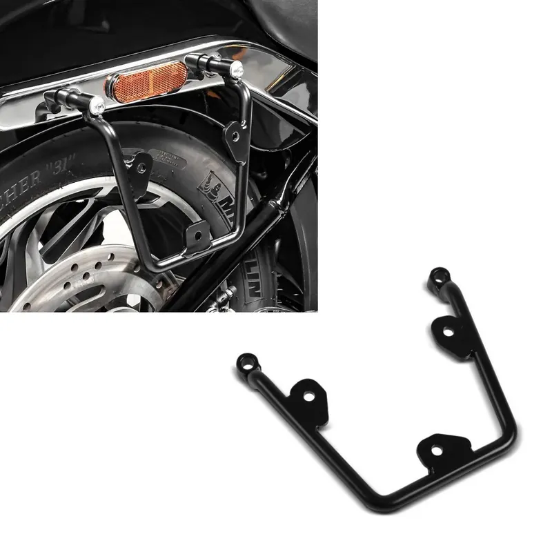2x Zadeltas houder passend voor Harley Davidson Softail 18-26 afstandshouder beugel Craftride Set Discount Alleen Vandaag